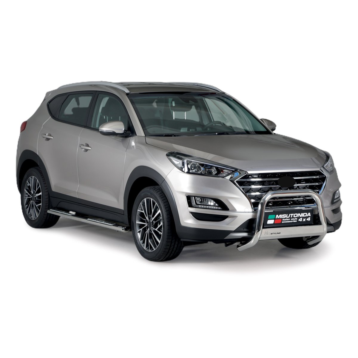 Hyundai Tucson Bull Bar - Omac - Steel - Silver - '19-'21